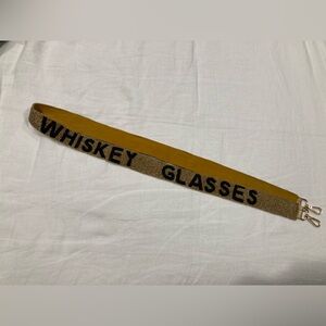 Morgan Wallen Whiskey Glasses Purse Strap